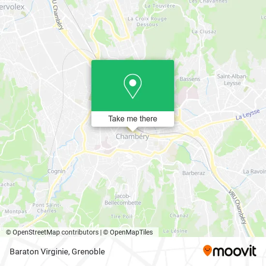 Baraton Virginie map