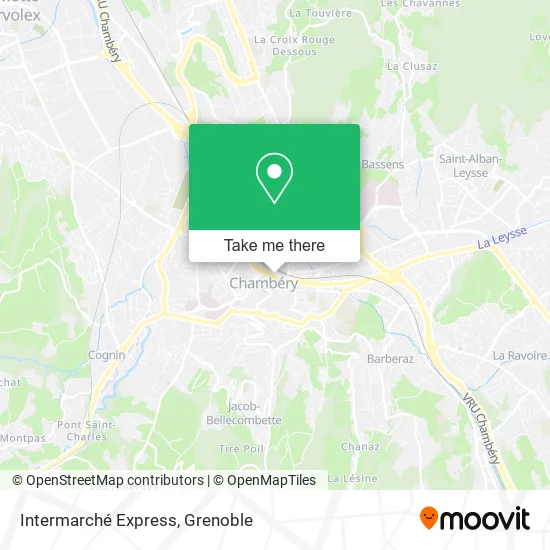 Intermarché Express map