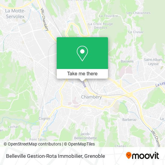 Belleville Gestion-Rota Immobilier map