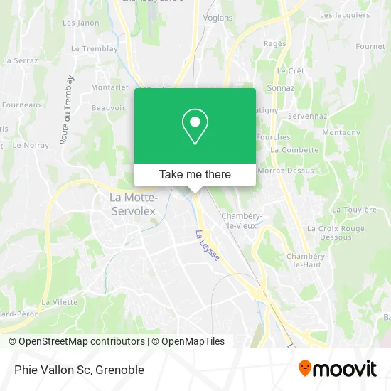 Phie Vallon Sc map