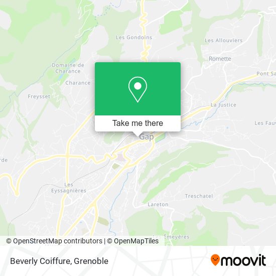 Beverly Coiffure map