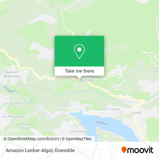 Mapa Amazon Locker-Algol