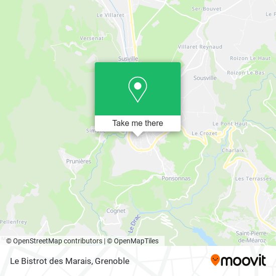 Le Bistrot des Marais map