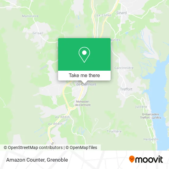 Amazon Counter map