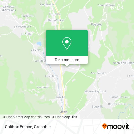 Colibox France map