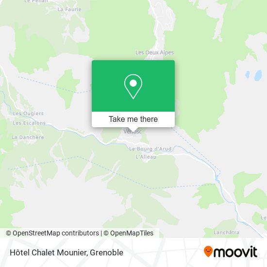 Hôtel Chalet Mounier map