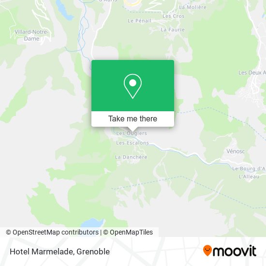 Hotel Marmelade map