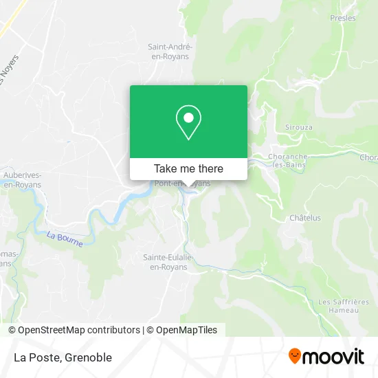 La Poste map