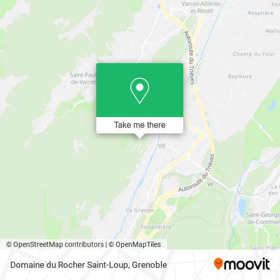 Domaine du Rocher Saint-Loup map
