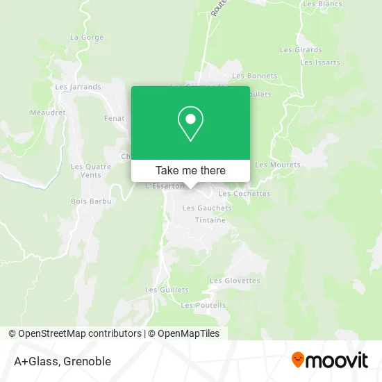 A+Glass map