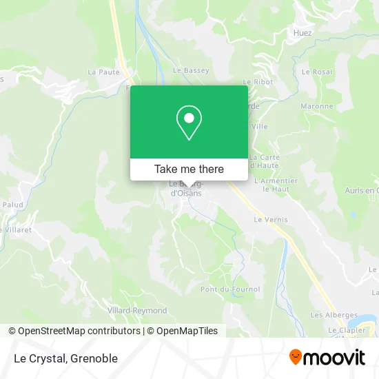 Le Crystal map