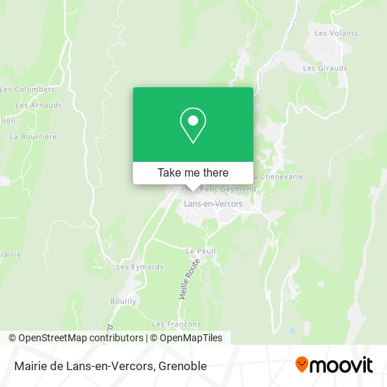 Mairie de Lans-en-Vercors map