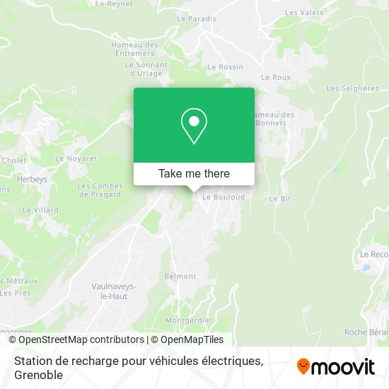 Mapa Station de recharge pour véhicules électriques