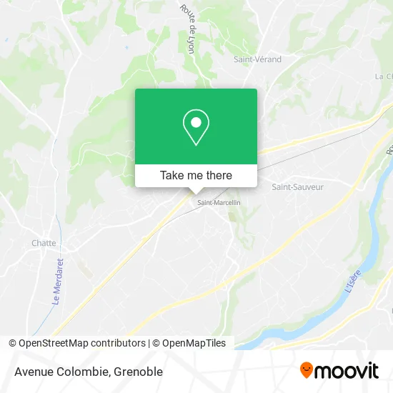 Avenue Colombie map