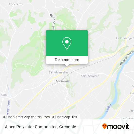 Alpes Polyester Composites map