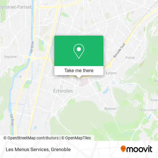 Les Menus Services map
