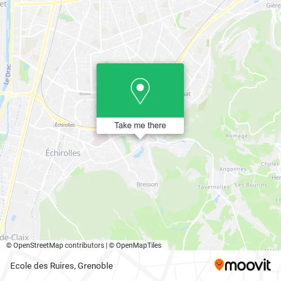 Ecole des Ruires map