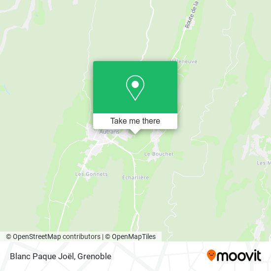 Blanc Paque Joël map
