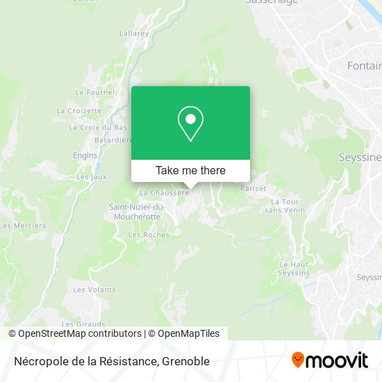 Nécropole de la Résistance map
