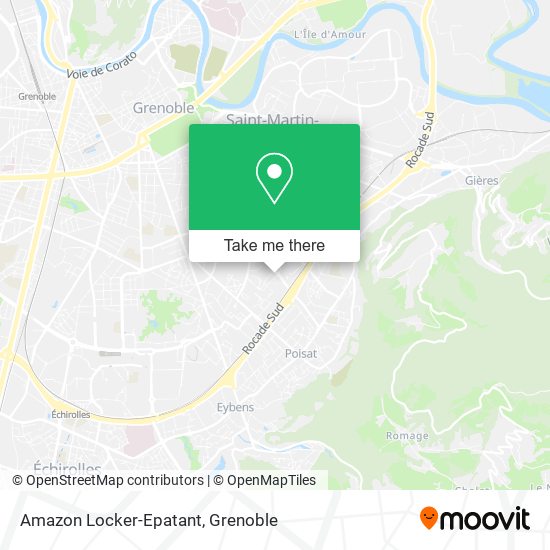 Amazon Locker-Epatant map