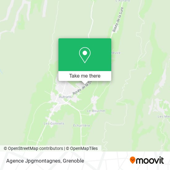 Agence Jpgmontagnes map