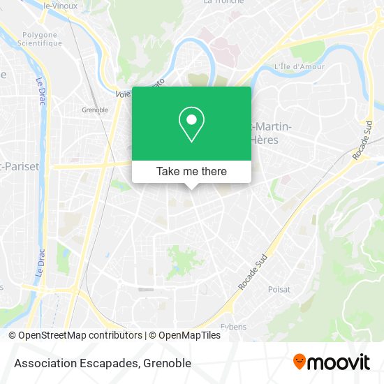 Association Escapades map
