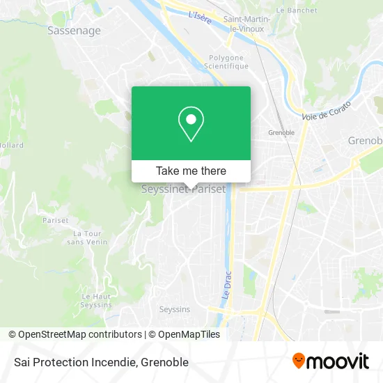 Sai Protection Incendie map