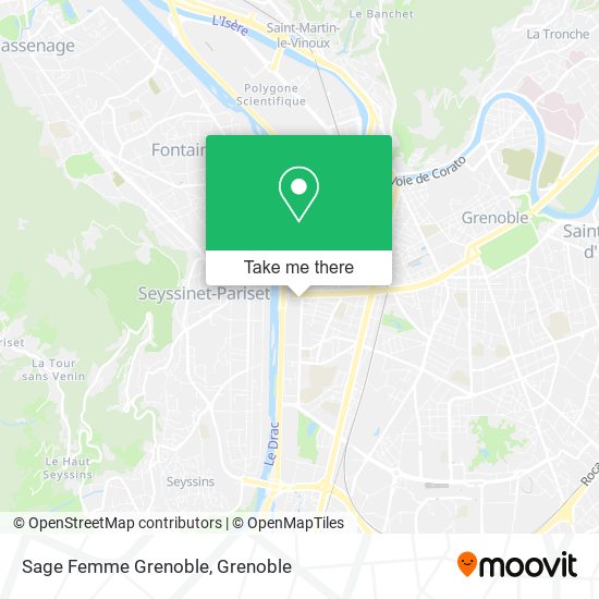 Mapa Sage Femme Grenoble