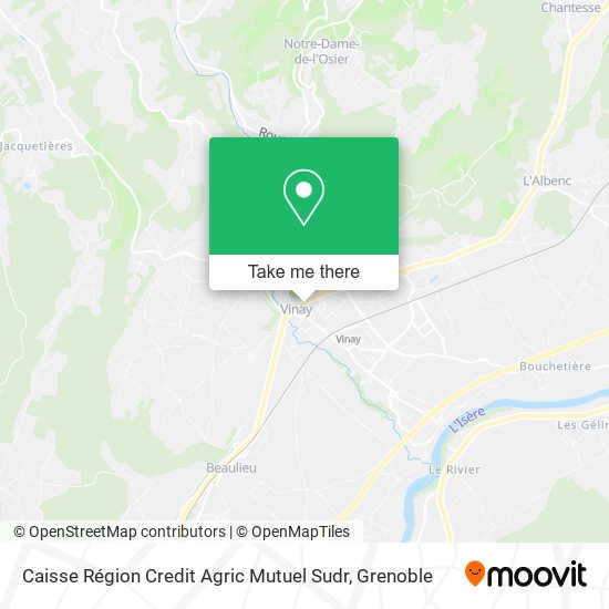 Caisse Région Credit Agric Mutuel Sudr map
