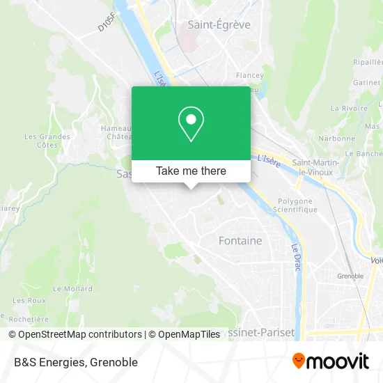 B&S Energies map