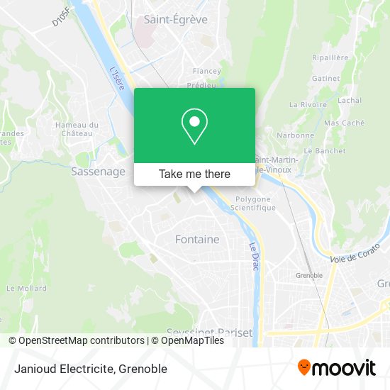 Janioud Electricite map