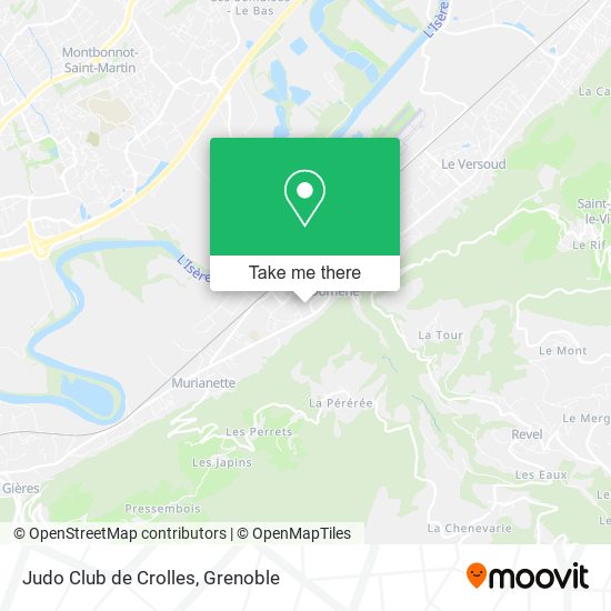 Judo Club de Crolles map