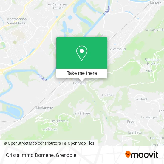 Cristalimmo Domene map