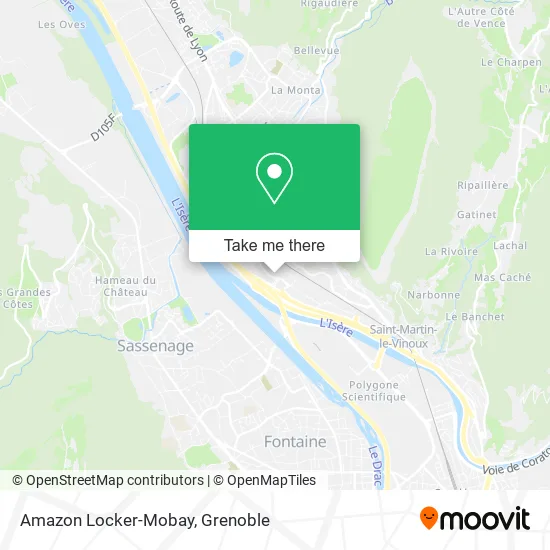 Amazon Locker-Mobay map