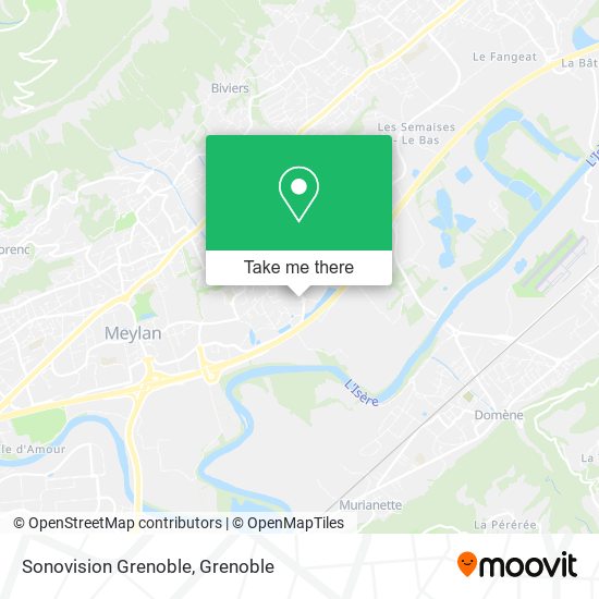 Sonovision Grenoble map