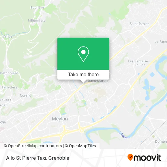 Allo St Pierre Taxi map
