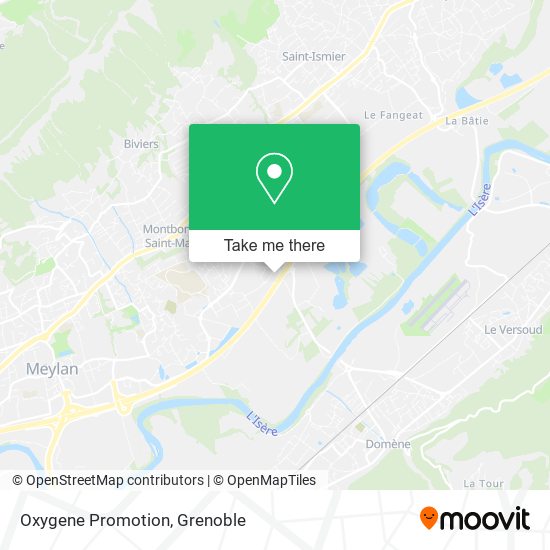 Oxygene Promotion map