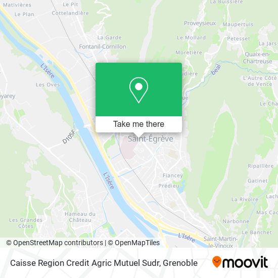 Caisse Region Credit Agric Mutuel Sudr map