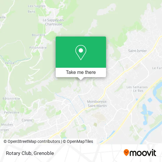 Rotary Club map