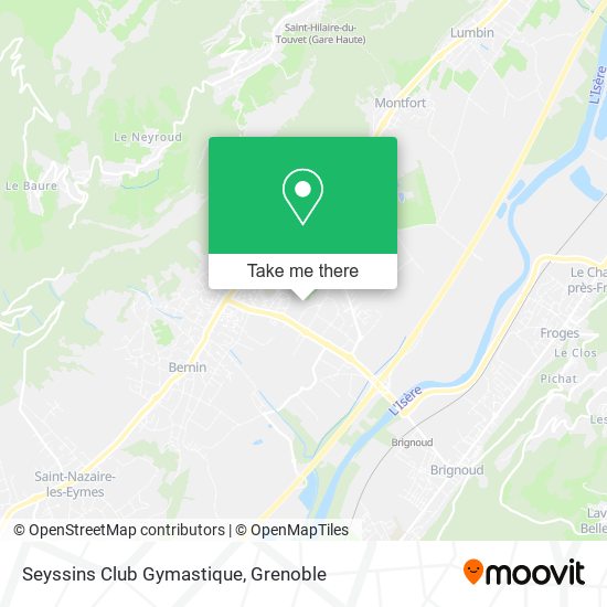 Seyssins Club Gymastique map