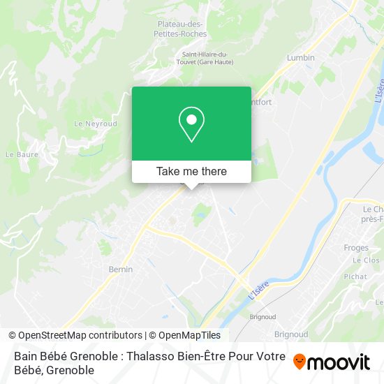 Bain Bébé Grenoble : Thalasso Bien-Être Pour Votre Bébé map