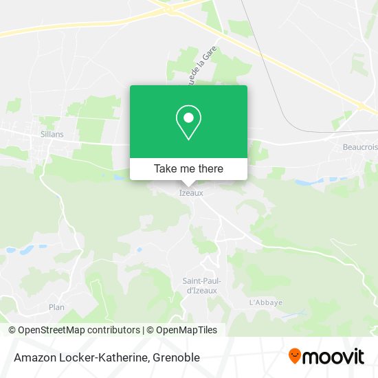 Amazon Locker-Katherine map