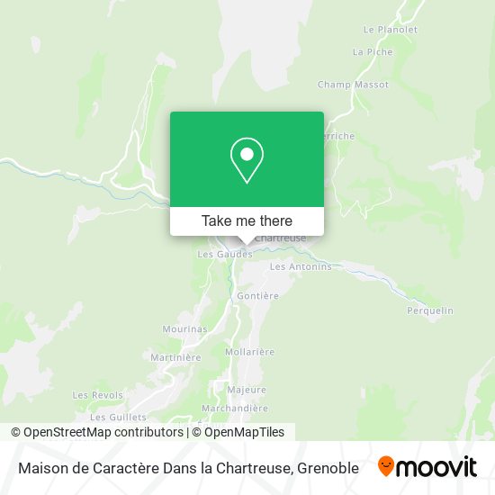 Maison de Caractère Dans la Chartreuse map