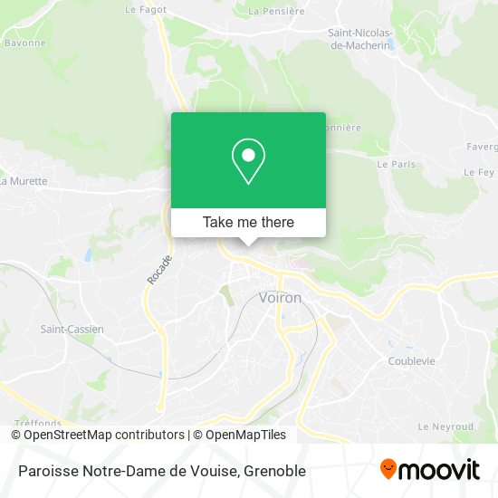Paroisse Notre-Dame de Vouise map