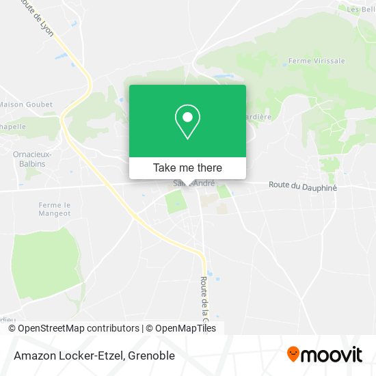 Amazon Locker-Etzel map