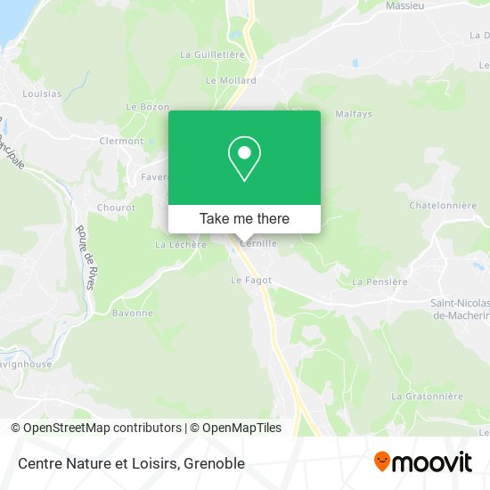 Centre Nature et Loisirs map