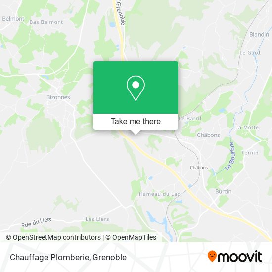 Chauffage Plomberie map