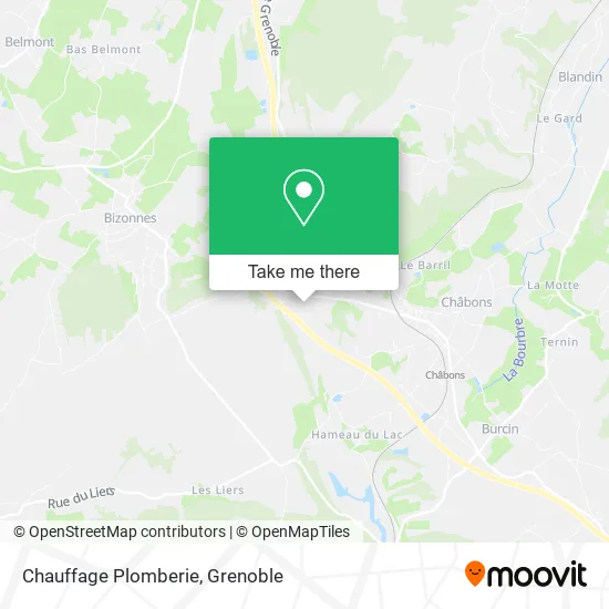 Chauffage Plomberie map