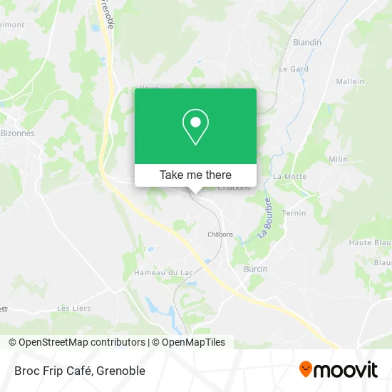 Broc Frip Café map