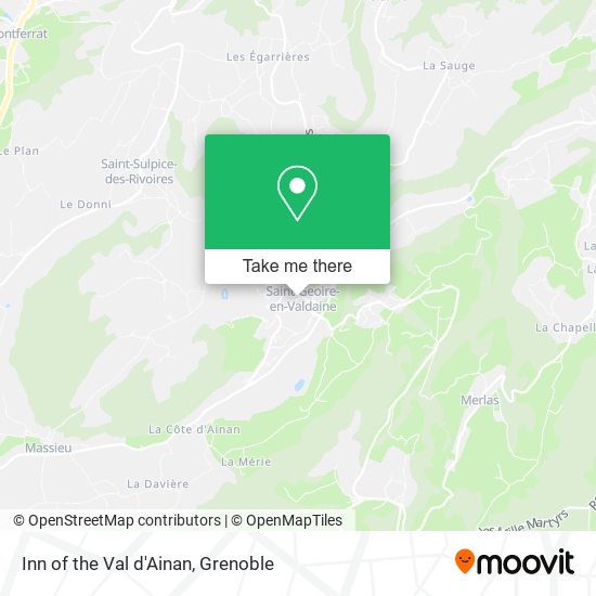 Inn of the Val d'Ainan map